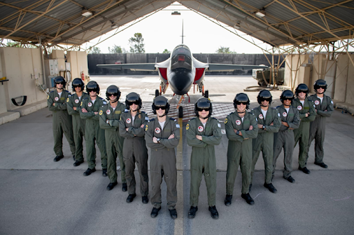טייסי הקרס בוגרי הקורס (צילום: דובר צה''ל)